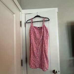 Old Navy Pink and White Floral Dress